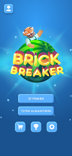 Android application Brick Breaker screenshort