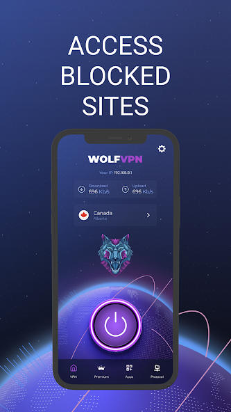 Wolf VPN: ВПН для Андроид 3.6 APK + Мод (Unlimited money) за Android