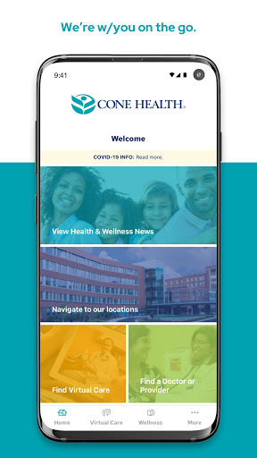 Android application myConeHealth screenshort