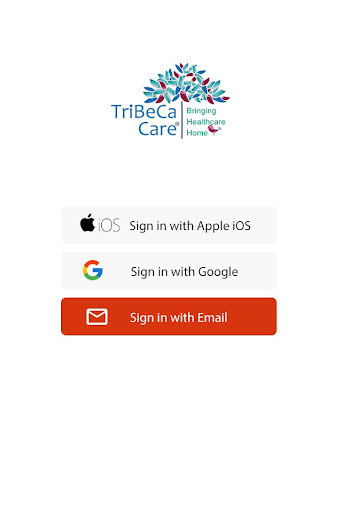 Android application Tribeca Circle of Care screenshort