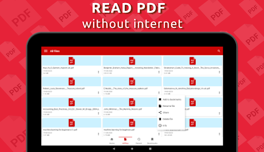 Simple PDF Reader Screenshot