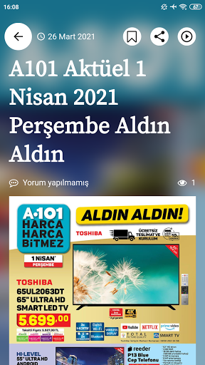 Aktüel Ürünler Kataloğu  İndirim Broşürleri