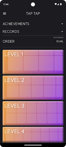 Android application TAP TAP screenshort