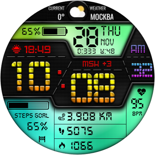 Digital DATOKA WD87 Watch face Download on Windows