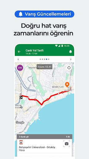 Moovit: Toplu Taşıma Rehberi ekran görüntüsü