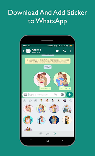 All in One Stickers for WhatsA Screen 3