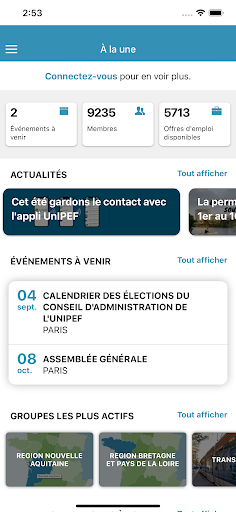 Android application Unipef screenshort