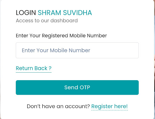 Shram Suvidha Screen 2