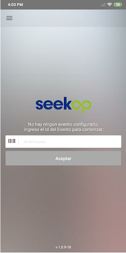 SeekOp Eventos Screen 2