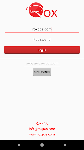 Android application RoxMobile POS Software screenshort