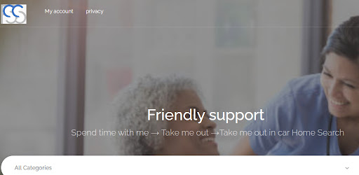 Friendly Support Services Screen 2