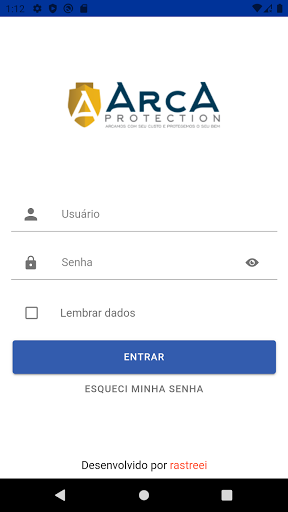 Android application Arca Monitoramento screenshort