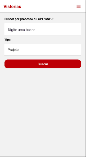 CBMTO - Vistoria Screen 2