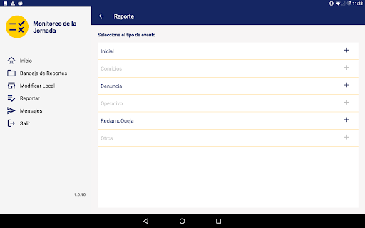 Monitoreo de la jornada