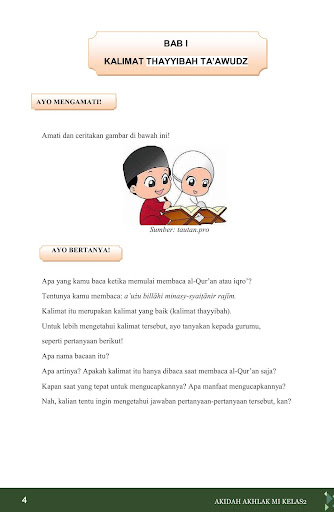 Akidah Akhlak MI Kelas II KSKK 2020