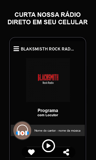 Android application BLAKSMISTH ROCK RADIO screenshort