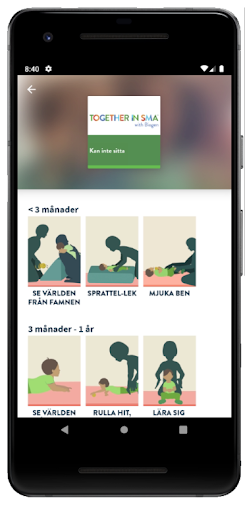 Biogen SMA Träningsapp Screen 2