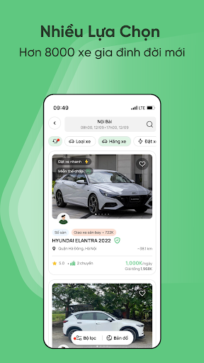 MIOTO - Car rental app Screen 3