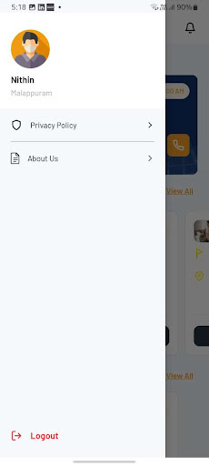 CallBro Driver App Screen 2