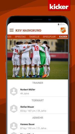Android application KSV Haingrund screenshort