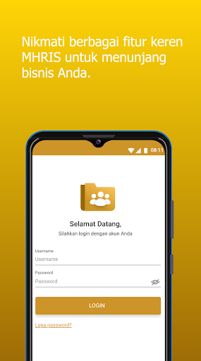 Android application MHRIS Menteng screenshort