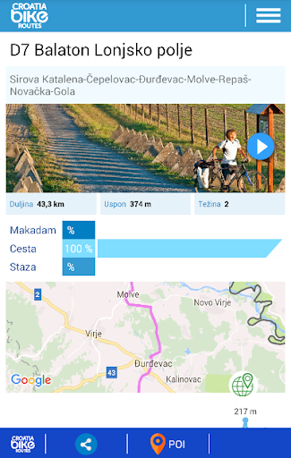 Podravina i Prigorje Bike Rout Screen 3