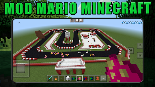 Super Mario mod for Minecraft