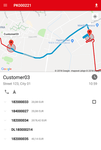 Nextis Mobile Logistic Screen 3