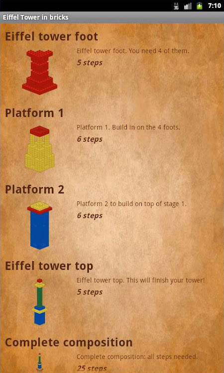 Eiffel Tower in bricks - 3.10 - (Android)