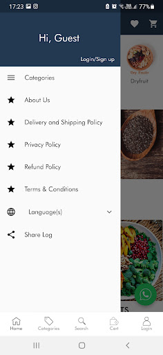 Tripathi Products Online Shop Screen 2