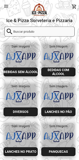 Android application Ice & Pizza screenshort