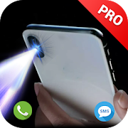 Flash on Call & SMS, Flashlight Alert Bright Torch  Icon