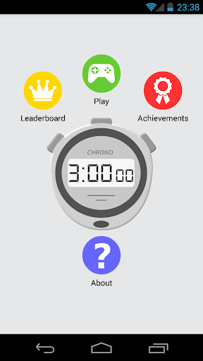 Android application 3 Seconds Chrono screenshort