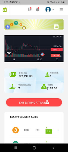 Brimobit AI: Earn every hour Screen 2