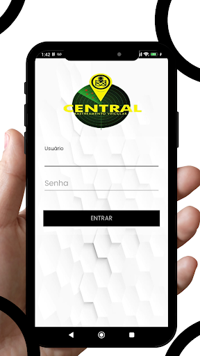 Android application CentralRastreamento screenshort