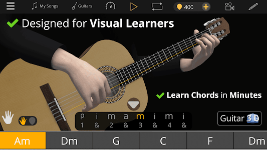Guitar 3D: Learn guitar chords Unknown