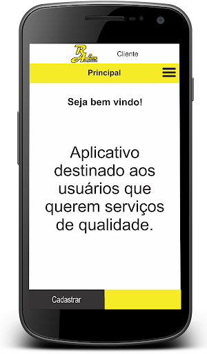 Android application RALOG - Cliente screenshort