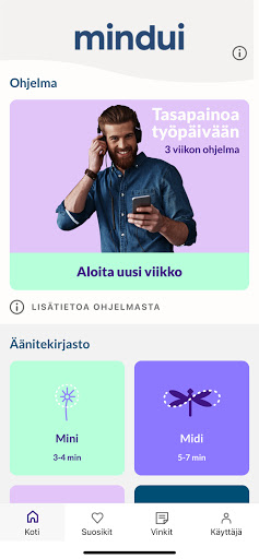 Android application MindUI screenshort