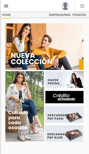 Android application Catálogo Glod screenshort