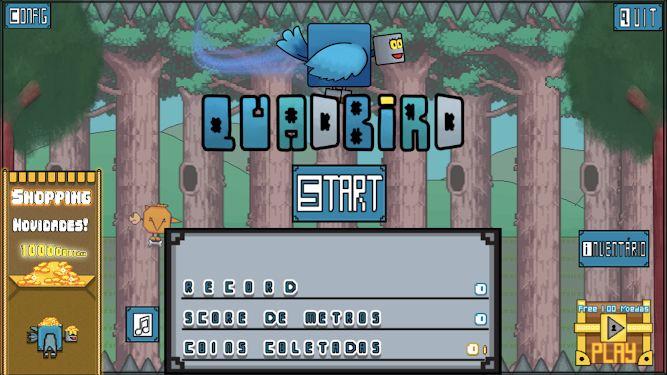 #1. Quadbird Origin (Android) By: Cloud Byte Studio