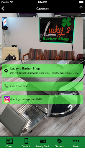 Luckys Barber Shop Screen 3