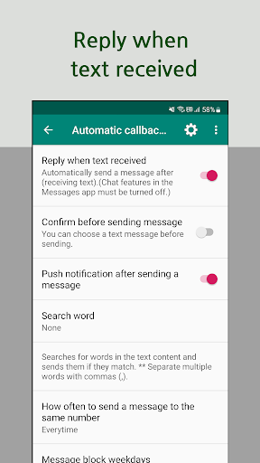 IBC Callback - Call blocker Screen 3