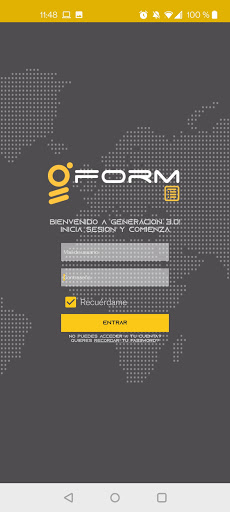 Android application Gnesis Form EMS screenshort
