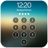 Pin lock screen-passcode keypad lock icon