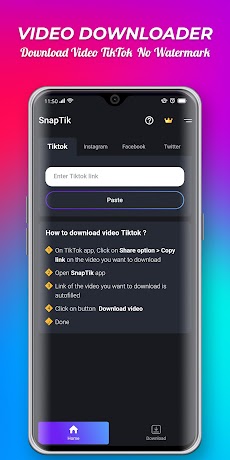 SnapTik - Tiktok Downloaderのおすすめ画像2