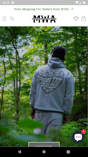 Android application Mental Wealth Apparel screenshort