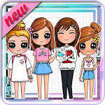 Cover Image of 下载 How To Draw Cute Girl 2.0 APK