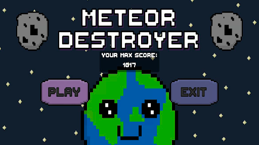 Android application Meteor Destroyer screenshort