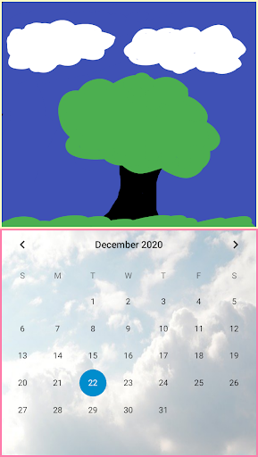 Interactive Printable Calendar Screen 3