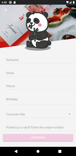 Android application Pink Panda screenshort